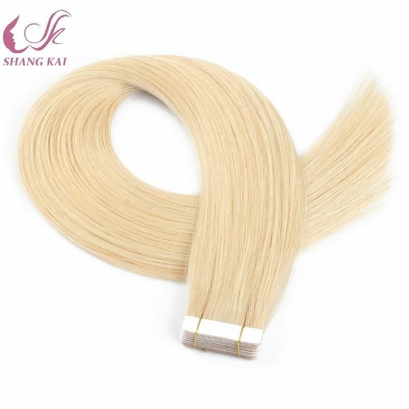 High Quality 100% Remy Human Hair Tape Hair Extensions European Hair