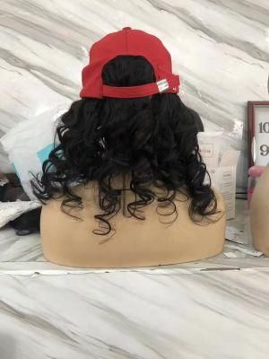 Natural Black 100% Human Remy Hair Glueless Lace/Full Lace Wig for Straight Body Wave Deep Wave Curly