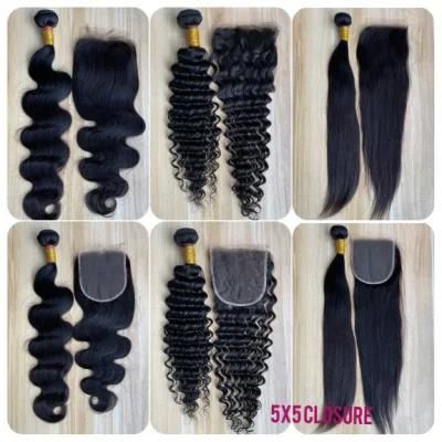 Wholesale Body Wave 12A Brazilian Natural Human Hair Extensions