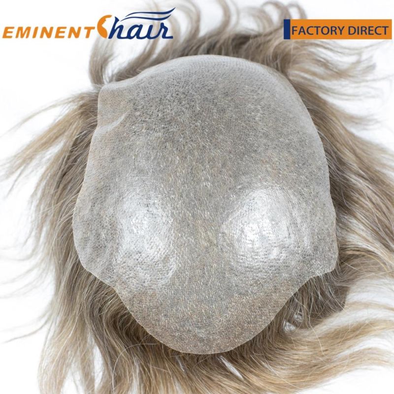 Remy Hair Custom Made Skin Men′ S Hair Piece Toupee