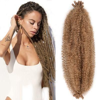 24inch Synthetic Crochet Braid Hair Afro Kinky Curly Braiding Marley Braids Twist Hair Bulk Extension