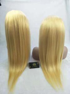 100% Human Virgin Hair Peruvian Hair of Lace Front Wig/Full Lace Wig with 613 Blond Color