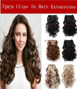Foreign Trade Hot Style 7 Pieces of Curly Hair Extension