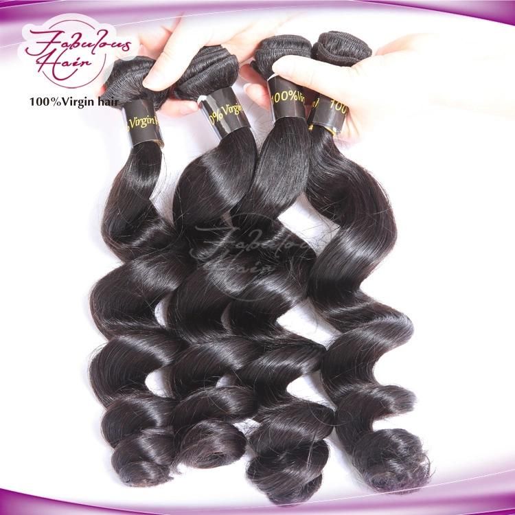 Wholesale Factory Price Thicker Double Drawn Mongolian Loose Wave Hair