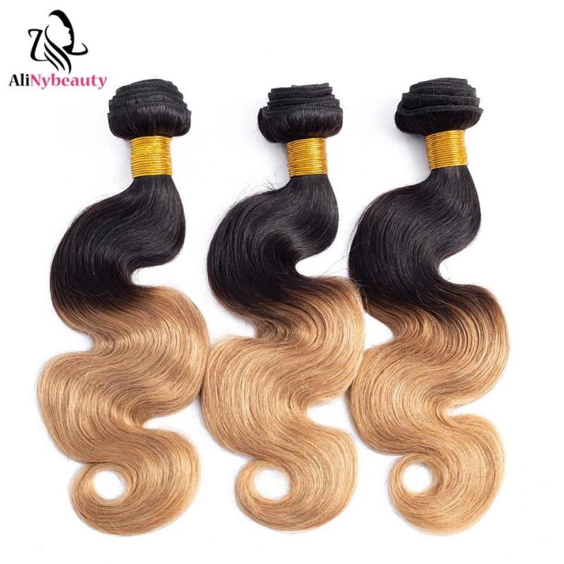 Alinybeauty New Fashion Color 1b/27 Body Wave Peruvian Hair Products