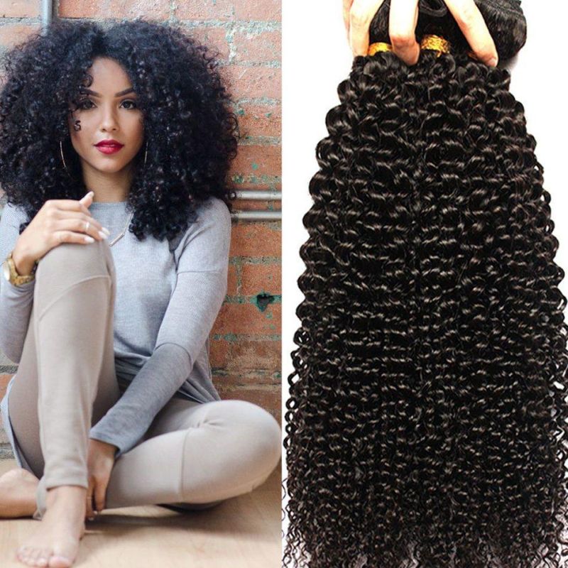 Nice Quality 7A Barzilian Human Kinky Curly Natural Corlor Hair