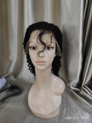 Deep Curly Brazilian Human Hair Wigs with Baby Hair