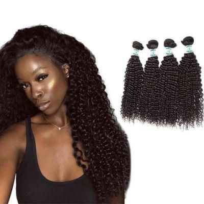 Kbeth Wholesale Price Good Quality OEM/ODM 8A Kinky Curly 4 Bundles Raw Hair Vendor Unprocessed Virgin Brazilian Hair Bundles Ready to Ship