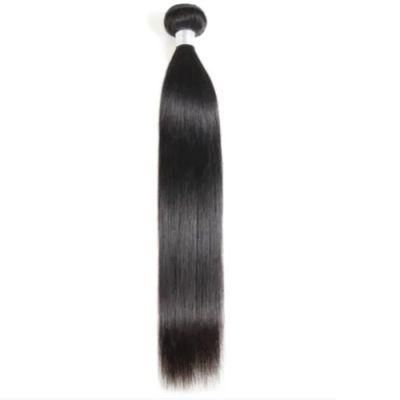 Riisca Hair Straight Hair Medium Bundles with Closure 8&quot;-30&quot; Remy Human Hair Bundles with Closure