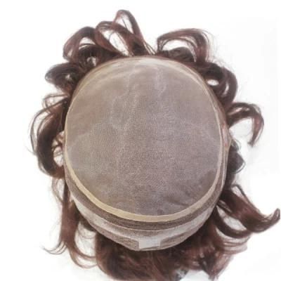 Soft and Breathable Natural Base - Men&prime;s First Choice Hair Loss Replacement System Wigs Toupee
