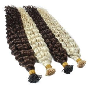 Unprocessed Remy Human Hair Pre-Bonded Stick Hair 100% Brazilian I Tip Hair Extensions Wholesale