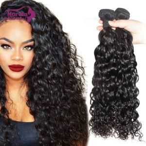 Morein Hair Water Wave Bundles for Black Women 100% Raw Brazilian Cuticle Aligned Human Hair Bundle Wave