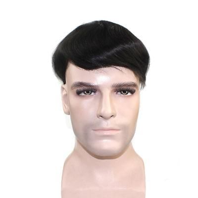 Men&prime;s Custom Hair Piece - Full French/Swiss Lace - Real Human Hair