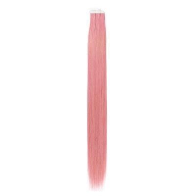 16&prime;&prime; 20&prime;&prime; 24&prime;&prime; Straight Tape Human Hair Extensions Seamless Machine Made Remy Skin Weft Adhesive Natural Hair