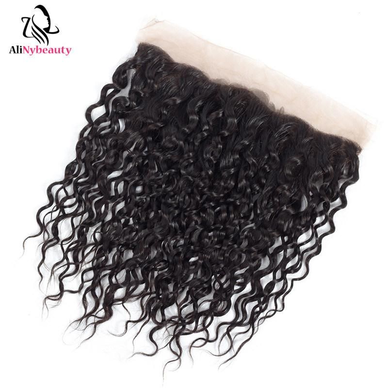 Wholesale Virgin Human Hair 3 Bundle with Lace Frontal Water Wave