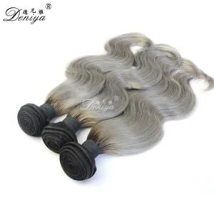 Fashion Body Wave Ombre Color Virgin Brzailian Human Hair Weft High Quality Hair Extension