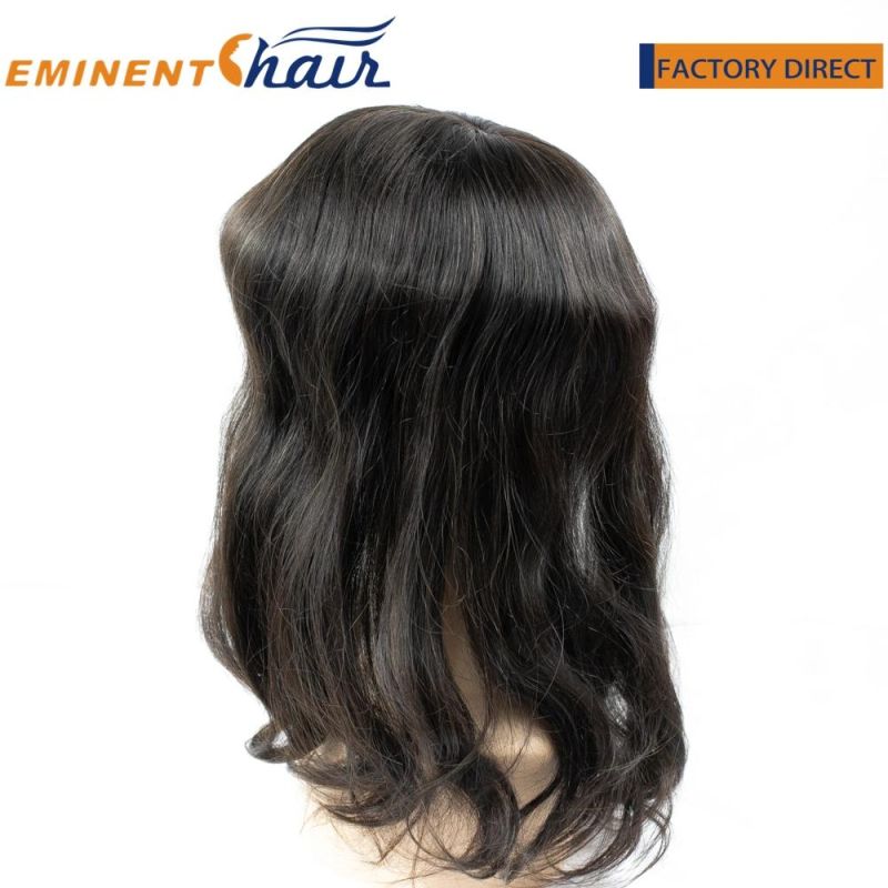 Natural Hairline Full Lace Women′s Toupee Hair Piece