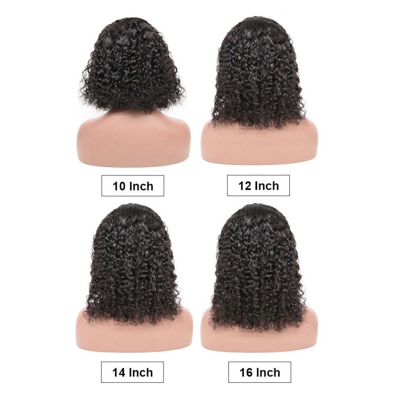 Wholesale Full Lace Wigs China 13X4 Lace Front Human Hair Wig Cheap Brazilian Hair Wigs Preplucked for Black Women Kinky Curly Lace Frontal Virgin Hair Wig