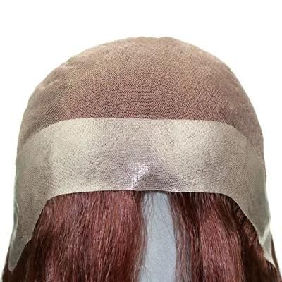Natural Human Hair Toupee for Women Design for Stock Anti-Slip and Glueless