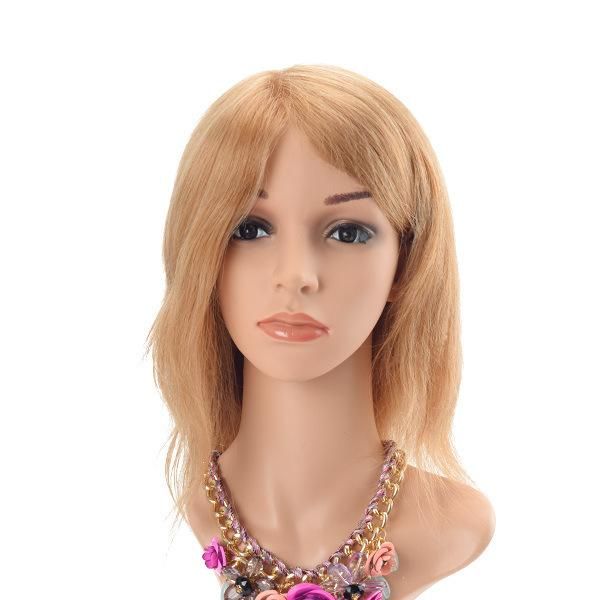 Anti-Slip Silicon Mono Top Human Hair Full Cap Wig for Women