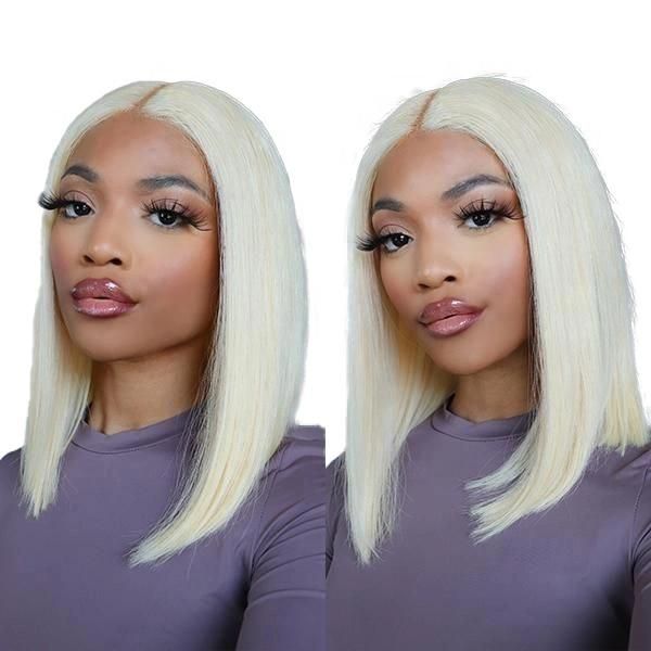 Kbeth Human Hair Wigs for Black Women Grey Hair 2021 Fashion Personality Custom 8′′ 10′′ Straight Remy 100% Virgin Short Cut Pixie Wigs Facotry Direct Wholesale
