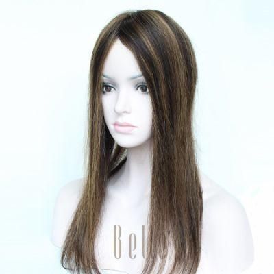 Best Quality Hair Human Virgin Hair Mono Toppers for Women