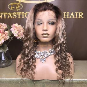 Wholesale Brazilian/Indian Virgin/Remy Human Hair Full/Frontal Lace Wig with Amazing Color