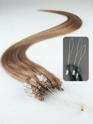 Micro Ring Hair Extensions Remy Human Hair Extensions 1g/Strand Silky Straight Micro Ring Loop Hair Extensions (AV-RH00-8)
