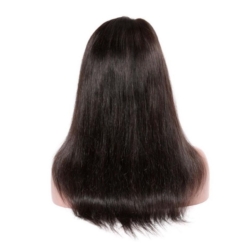 Lace Front Human Hair Wigs for Women Pre Plucked Hairline with Baby Hair 8-26inch Brazilian Remy Hair Bleached Knots