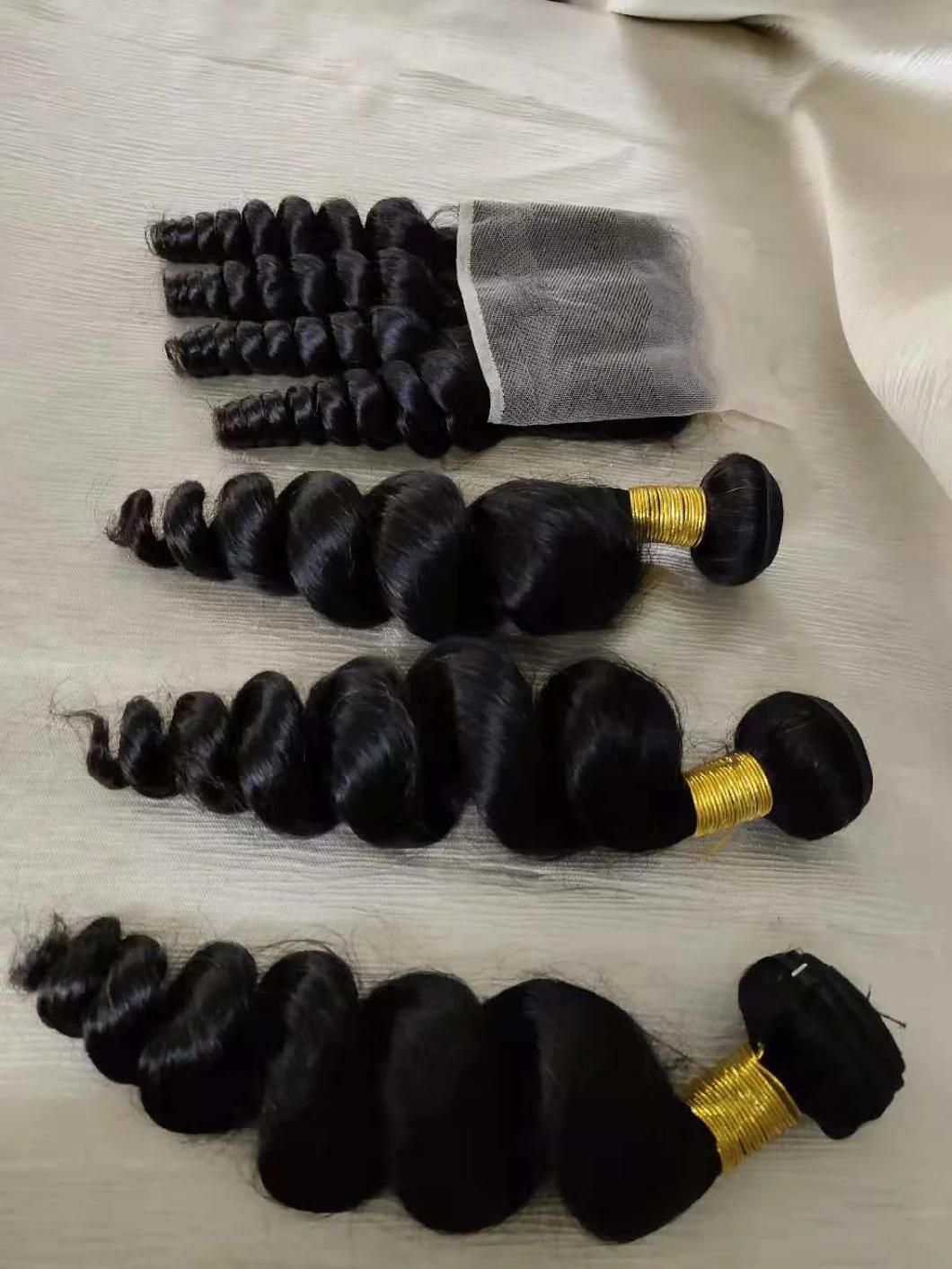 100% Brazilian Human Hair Loose Wave Hair Bundles