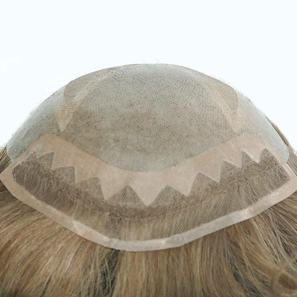Ljc1249 Skin Gause Lace Front Human Hair Wig