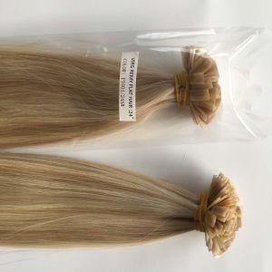 P1001/24A# Pre Bonded Keratin Flat Nail Tip Brazilian Virgin Remy Human Hair Extensions