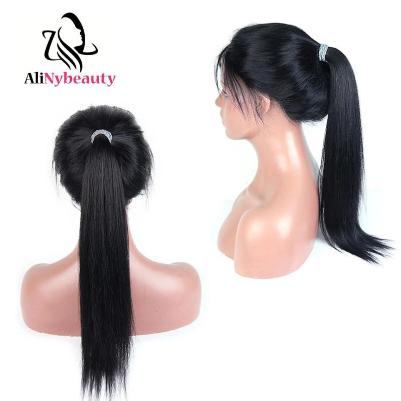 Wholesale Human Hair Wig Natural Straight Indian Full Lace Wig