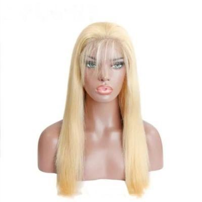 Riisca 613 Blonde Lace Front Human Hair Wigs Malaysian Straight Human Hair Wigs with Pre-Plucked Hairline