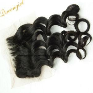 8A Black Women Cheap Virgin Loose Wave Indian Hair 4*4 Top Lace Closure