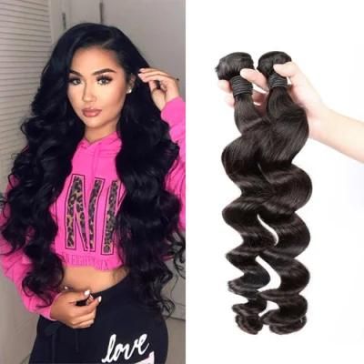Kbeth Wholesale Quality Grade 12A Indian Loose Wave Human Hair Bundles 30 Inches Cuticle Aligned Loose Wave Brazilian Hair Bundles