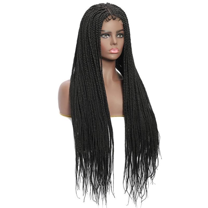 Synthetic Hair Wigs 4*4 Lace Closure Braiding Wigs 30inch Braiding Wigs