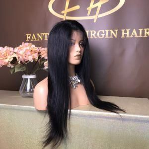 Best Sales Virgin Hair Straight Full Lace Wig in Pre-Pluck Natural Hair Line with Factory Price Fw-014