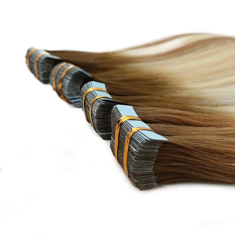 100% Remy Cuticle Russian Human Hair Tape Hair Extensions