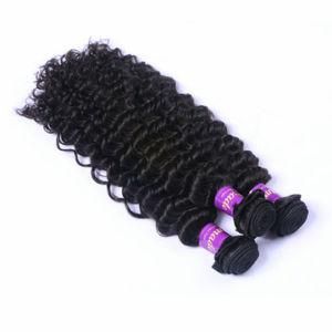 100% Remy Hair Indian Human Hair Weave Extensions Deep Wave