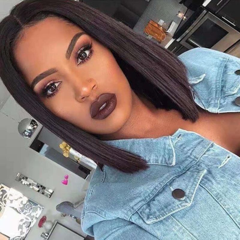 Kbeth Cute Girl with Cute Bob Wig, 2021 Trendy Remy Short 10A Good Quality Fashion Custom Accept Perfect 10′ ′ Available Promotion Price China Wigs