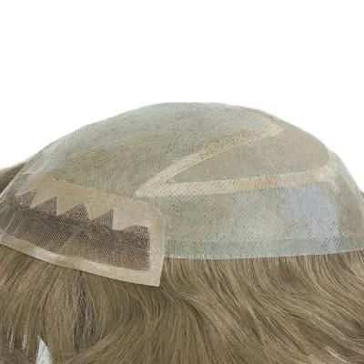 Ljc1249 Skin Gause Lace Front Hairpiece
