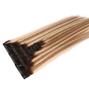 Finest Quality Hot Sale Brazilian Remy Natural for Full Head Deluxe Size Clips Human Hair Extension