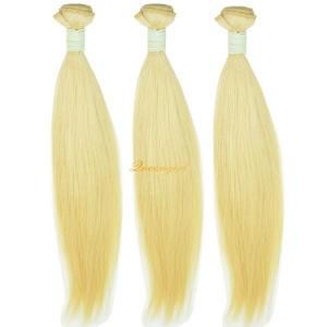 Donor 9A 613 Remy Human Hair Body Wave Blond Russian Straight Hair Weaving