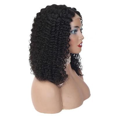 Extension Wigs Afro Natural for Kinky High Quality Brazilian Lace Front China 100% Black Women 90cm Indian Clips Human Hair Wig