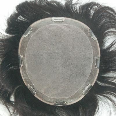 Lw363 Silk Mono Natural Hair Toupee