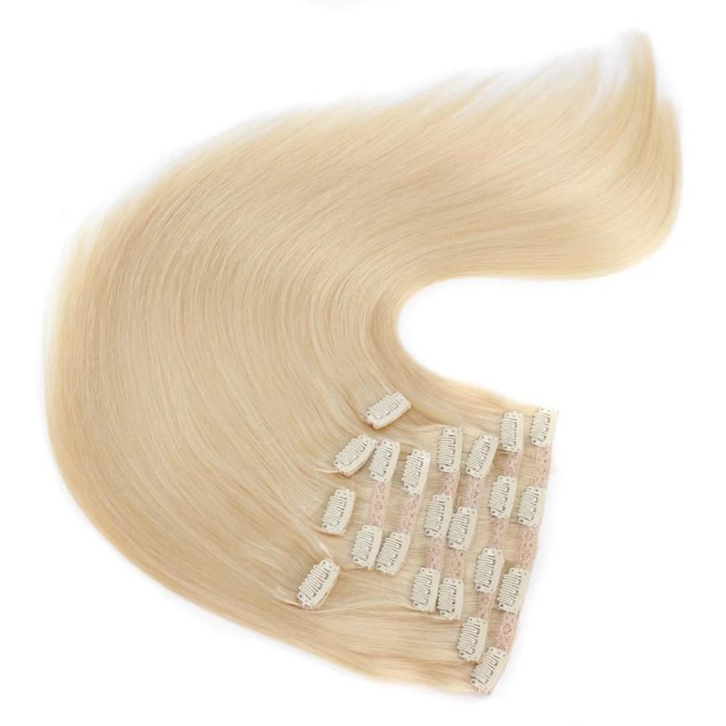 Double Drawn Virgin Human Hair Clip in Remy Hair Extension