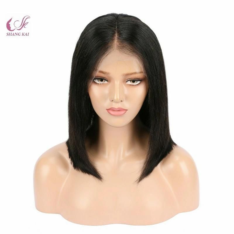 Bboss Malaysian Yaki Wigs, Half Wigs Human Hair Full Lace Wig Blonde, Human Hair Full Head Wigs