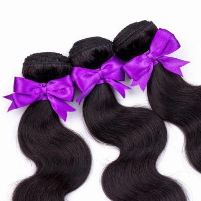 Unprecessed Wavy 100% Human Hair in Natural Black Color Hair