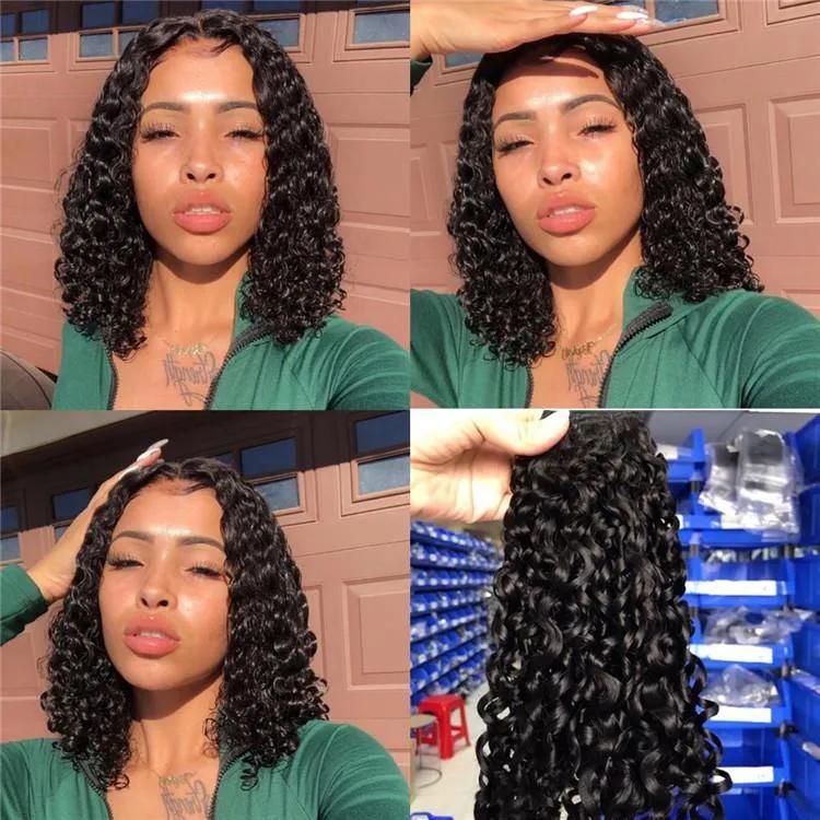 Hair Bundles with Closure, HD Lace Closure, Pixie Curls Human Hair with Closure